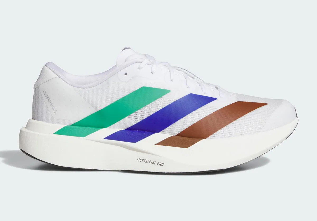 Pharrell x adidas AdiZero EVO SL 6 La collaboration Pharrell x adidas Evo SL réinvente la chaussure de course