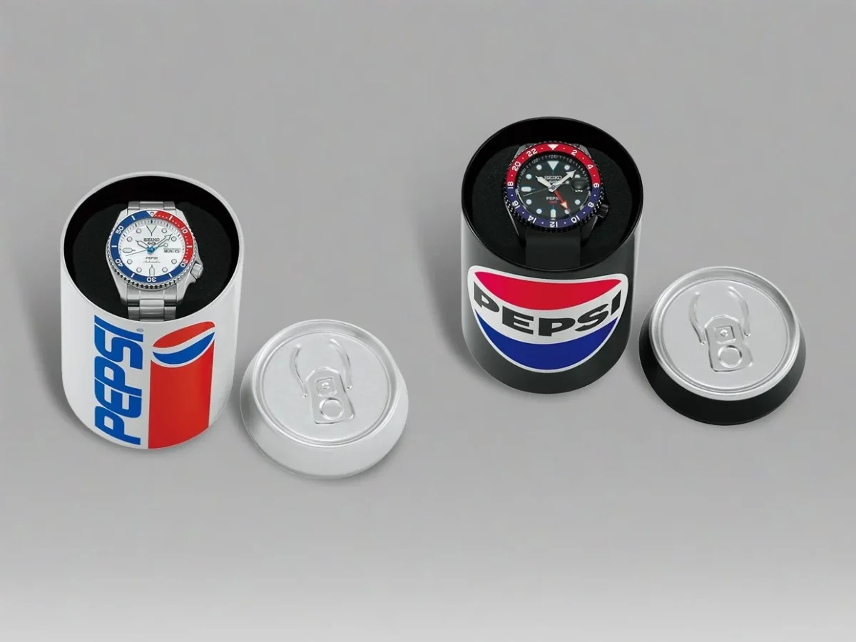 La collaboration Seiko 5 Sports x Pepsi est désormais officielle