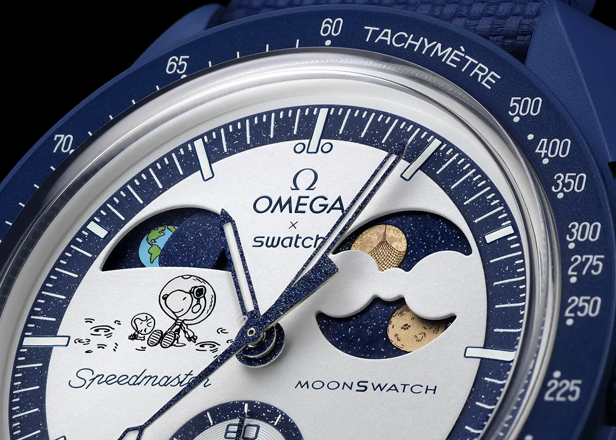 Swatch x OMEGA MISSION TO EARTHPHASE MOONSHINE GOLD 3 La nouvelle Swatch x OMEGA MISSION TO EARTHPHASE MOONSHINE GOLD arrive sur Terre