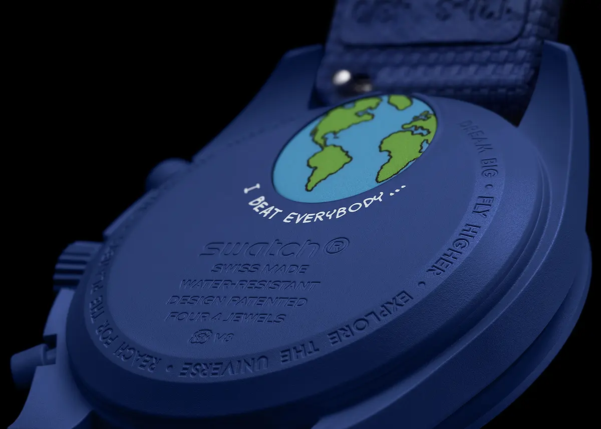 Swatch x OMEGA MISSION TO EARTHPHASE MOONSHINE GOLD 4 La nouvelle Swatch x OMEGA MISSION TO EARTHPHASE MOONSHINE GOLD arrive sur Terre