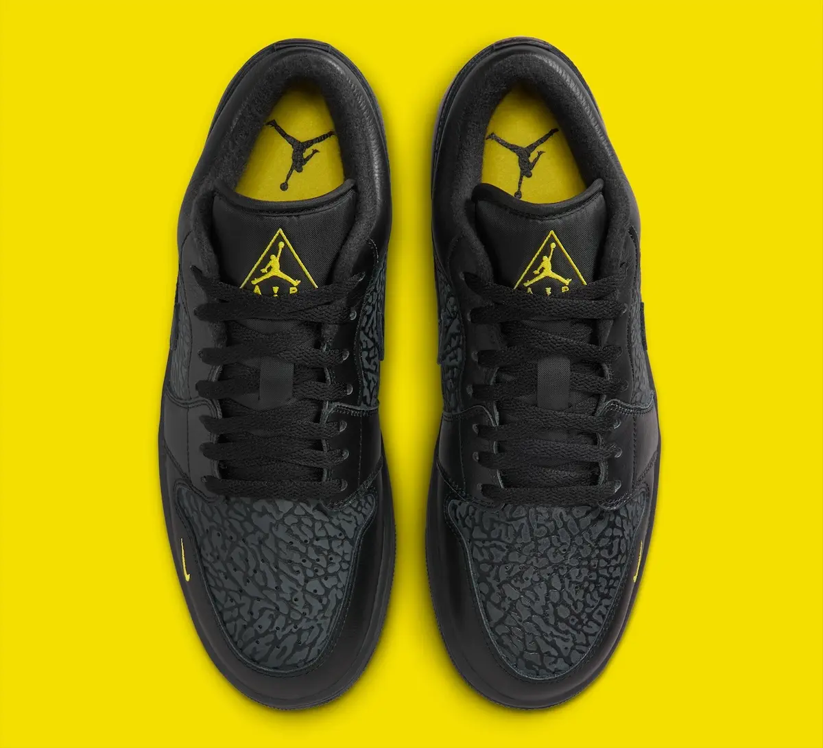 Air Jordan 1 Low Black Elephant Print 6 La Air Jordan 1 Low « Black Elephant Print » est prévue pour l’automne 2025