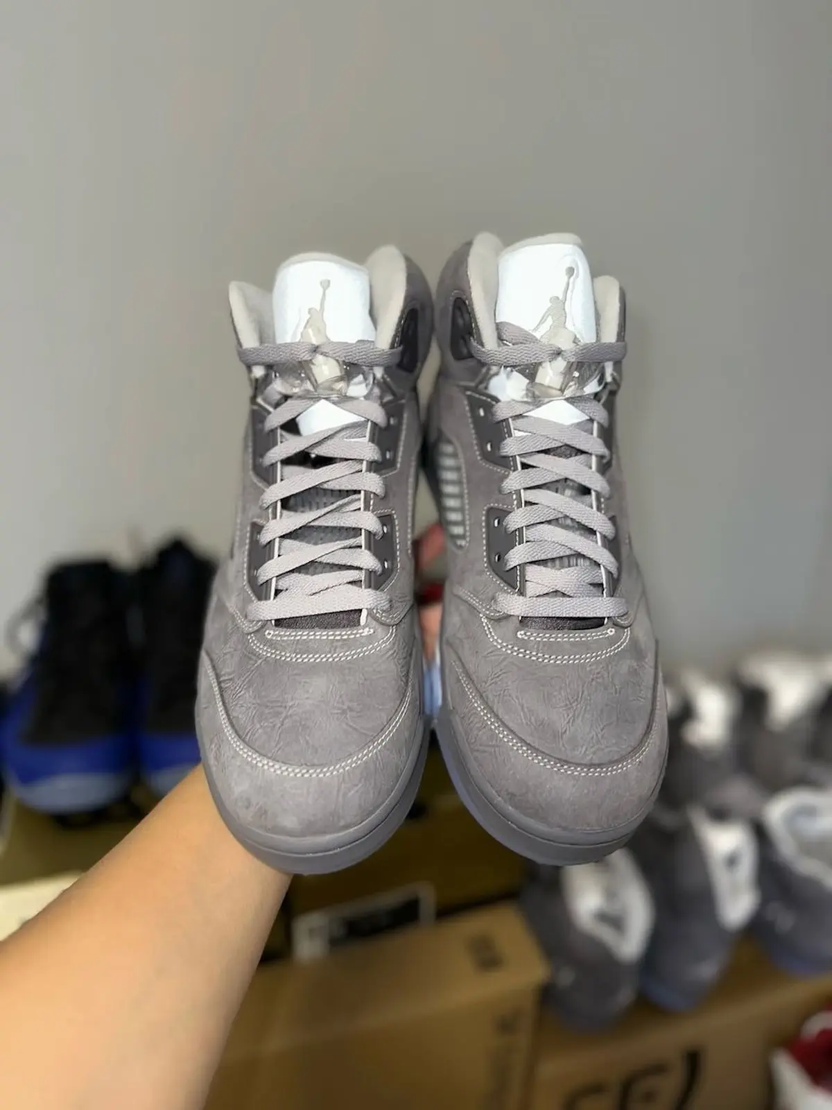 Air Jordan 5 Wolf Grey 2026 5 Les premiers visuels de la Air Jordan 5 « Wolf Grey » 2026 dévoilés