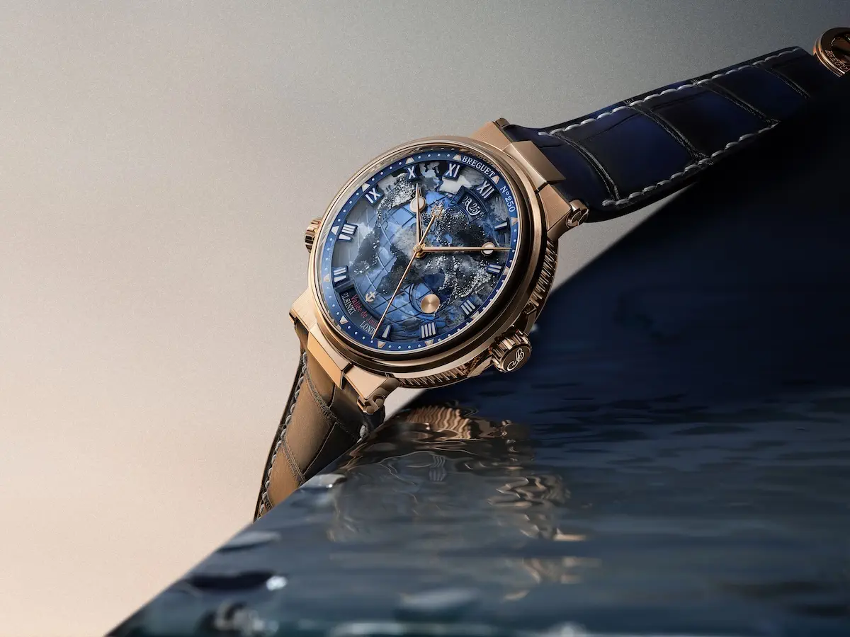 Breguet Marine Hora Mundi 5555 1 La Breguet Marine Hora Mundi 5555 est une montre d’exception qui relie le temps et le voyage