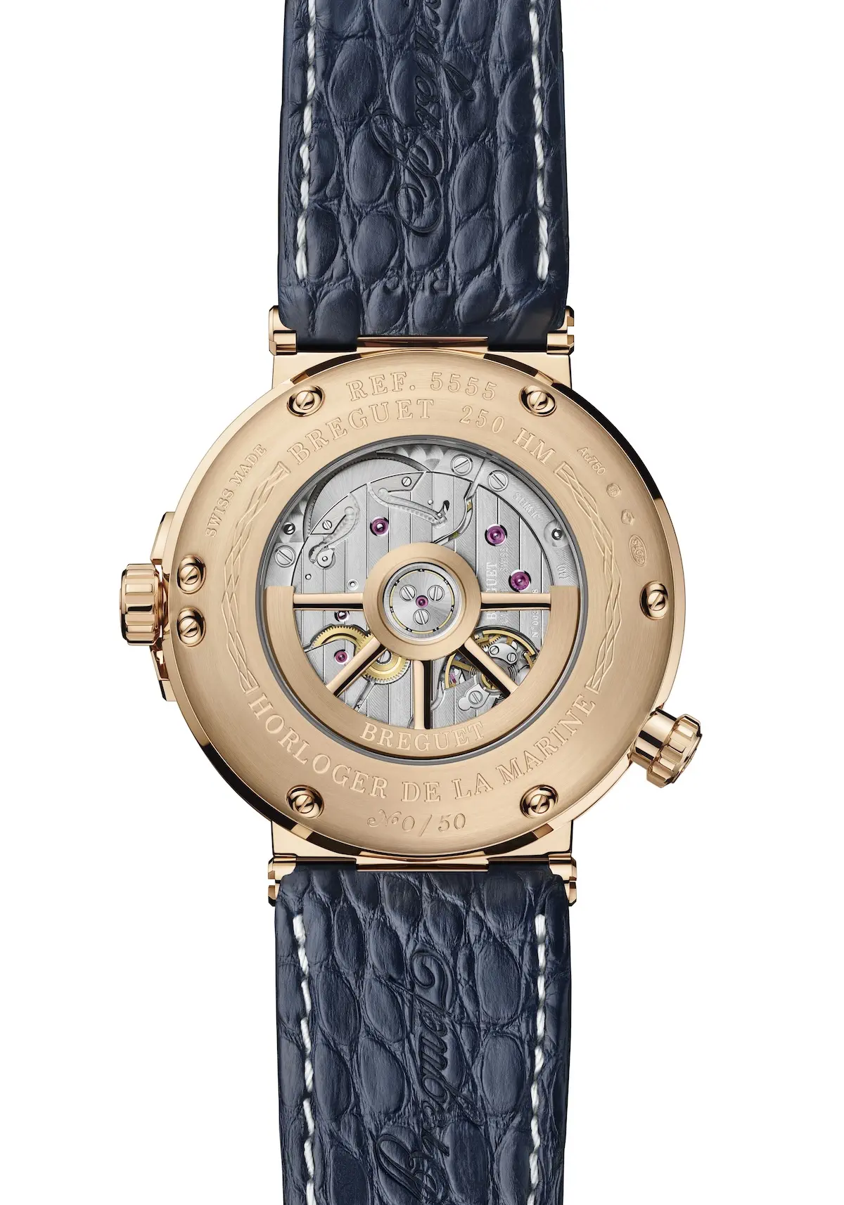 Breguet Marine Hora Mundi 5555 4 La Breguet Marine Hora Mundi 5555 est une montre d’exception qui relie le temps et le voyage
