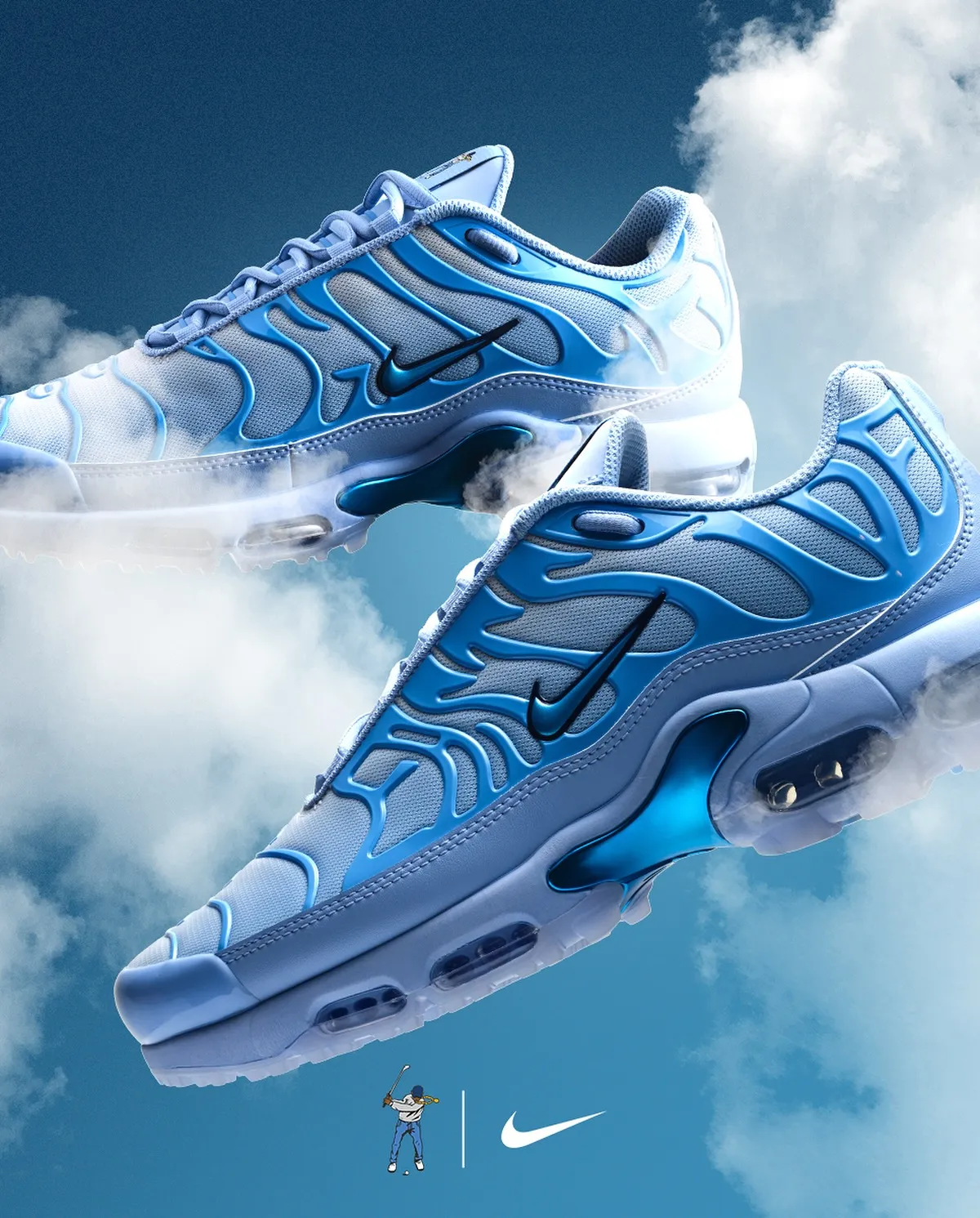 Eastside Golf x Nike Air Max Plus Golf 3 Eastside Golf transforme la Nike Air Max Plus G et la Nike Zoom Victory Tour 4 pour le 25 septembre