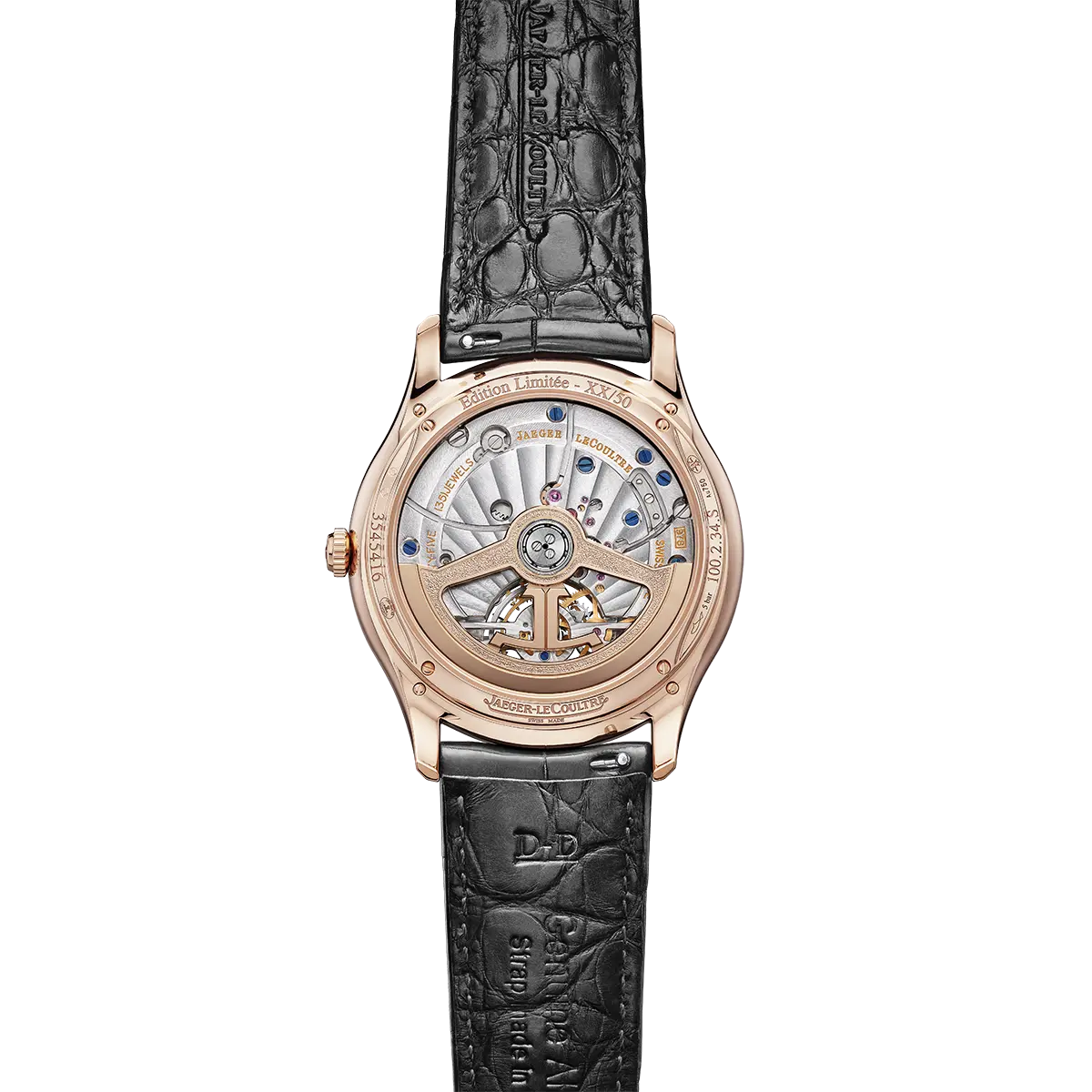 Jaeger LeCoultre Master Ultra Thin Tourbillon Enamel 3 La Master Ultra Thin Tourbillon Enamel de Jaeger-LeCoultre dévoile sa nouvelle robe gris anthracite