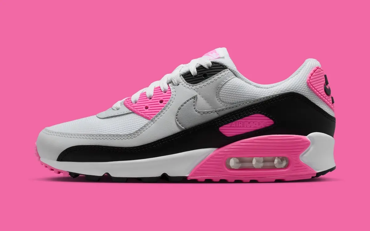 Nike Air Max 90 Pink Glow 1 La Nike Air Max 90 « Pink Glow » arrive avec ses touches roses électrisantes