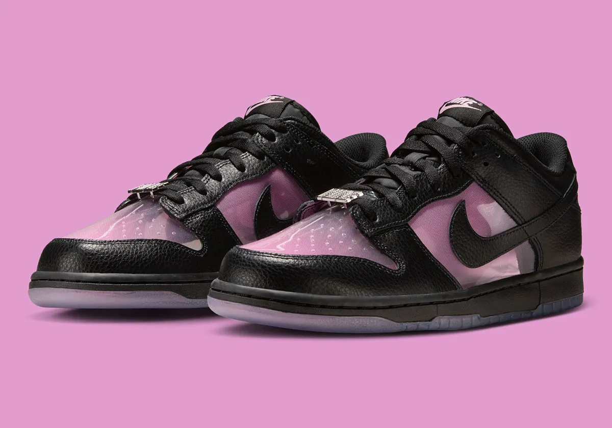 Nike Dunk Low Pink Rise 2 La Nike Dunk Low « Pink Rise » réinvente la transparence