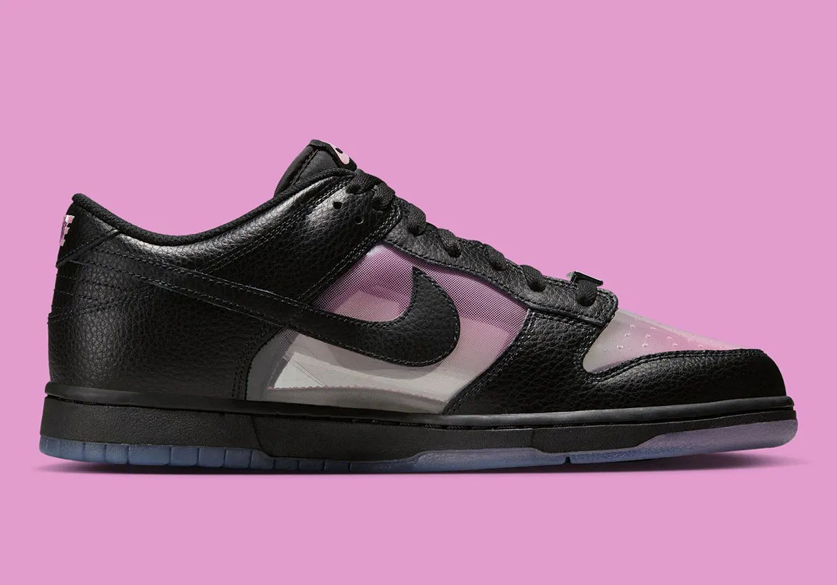 Nike Dunk Low Pink Rise 3 La Nike Dunk Low « Pink Rise » réinvente la transparence