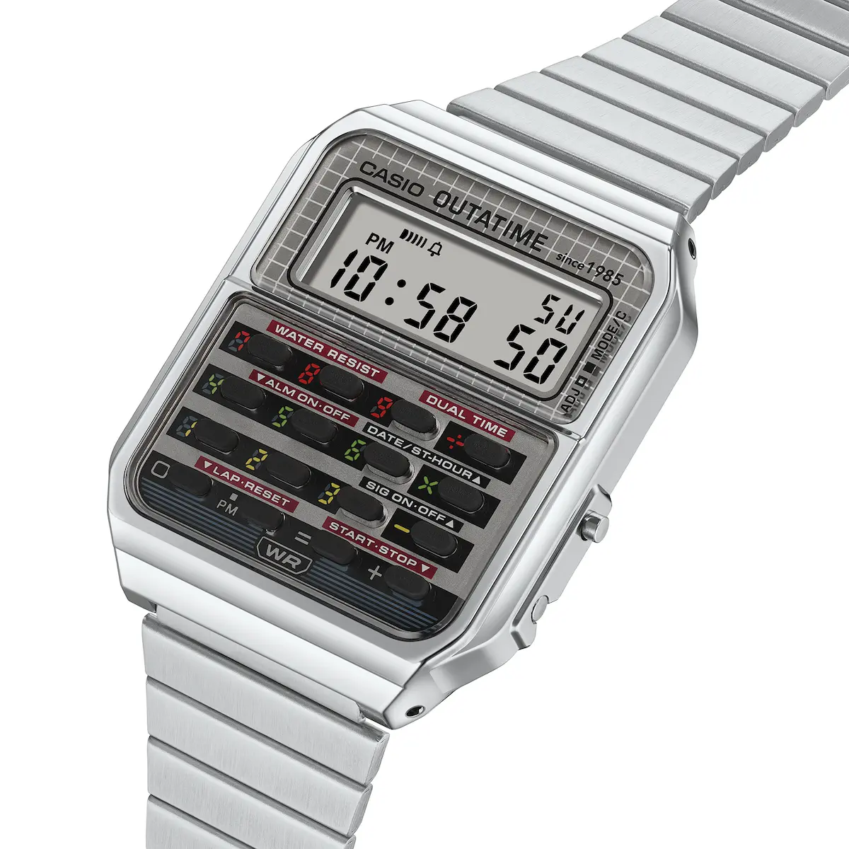 CASIO CA 500WEBF Hommage aux 40 ans de Retour vers le futur 1 CASIO dévoile la CA-500WEBF, en hommage aux 40 ans de « Retour vers le futur »