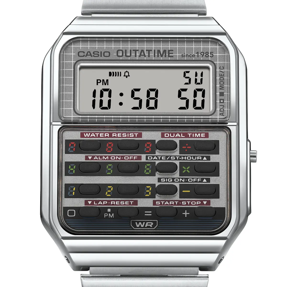 CASIO CA 500WEBF Hommage aux 40 ans de Retour vers le futur 3 CASIO dévoile la CA-500WEBF, en hommage aux 40 ans de « Retour vers le futur »