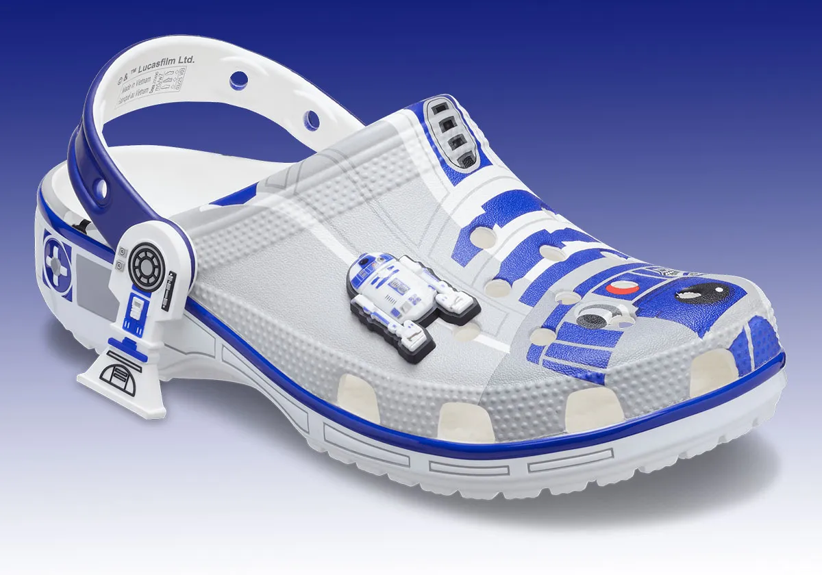 Crocs x Star Wars R2D2 1 Les Crocs x Star Wars débarquent avec une nouvelle collection