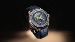 Jaeger LeCoultre Master Grande Tradition Calibre 948 0 La Jaeger-LeCoultre Master Grande Tradition Calibre 948, habillée d'or rose et d'émail bleu, est la nouvelle expression du temps universel