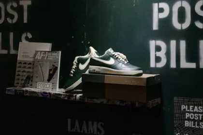 La collaboration LAAMS x Nike Air Force 1 rend hommage à l'esprit brut du Lower East Side