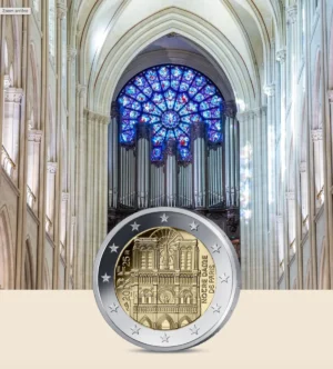La Monnaie de Paris Piece de 2 euros commemorative pour la reouverture de Notre Dame 0 La Monnaie de Paris célèbre la réouverture de Notre-Dame avec une pièce de 2 euros commémorative