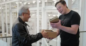 Le plus petit superordinateur dIA de Nvidia 0 Nvidia livre le plus petit superordinateur d'IA au monde, le DGX Spark, à Elon Musk