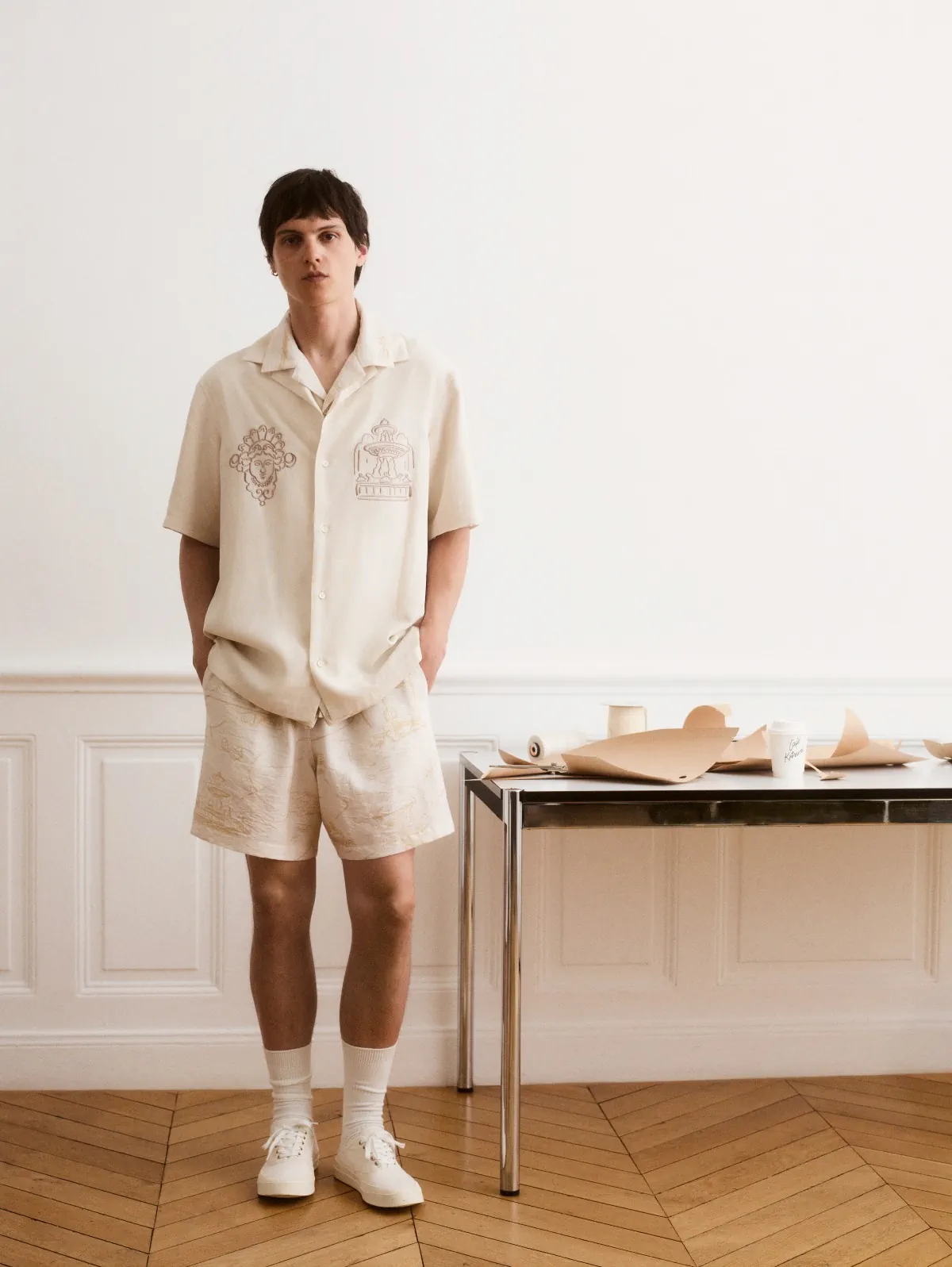 Abigail Smiley-Smith signe sa première collection Maison Kitsuné printemps 2026