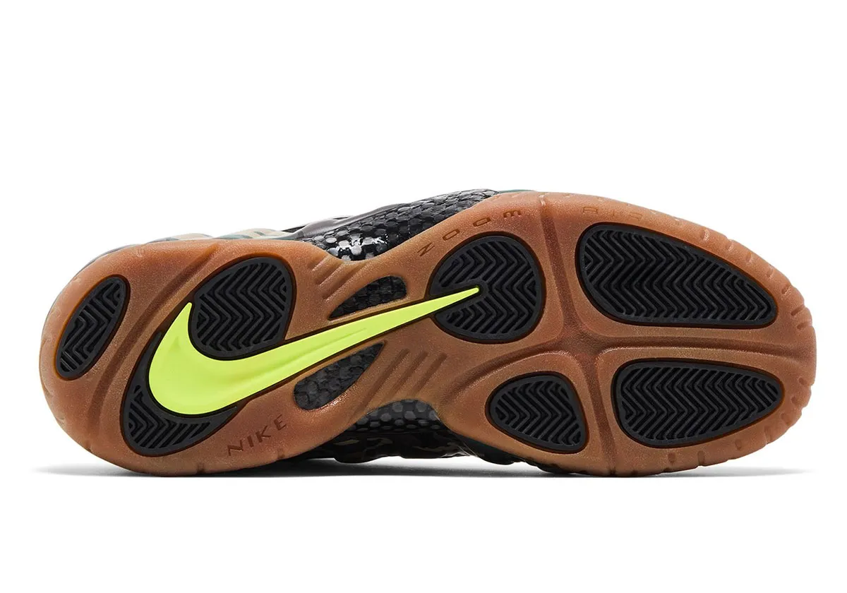 Nike Air Foamposite Pro Green Camo 4 Le Nike Air Foamposite Pro « Green Camo » revient en 2026 pour ceux qui n’ont jamais oublié