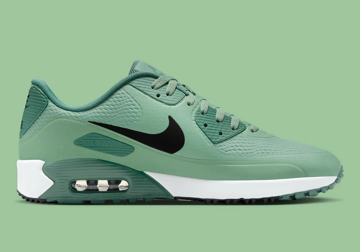 Nike Air Max 90 Golf Silver Pine 3 La Nike Air Max 90 Golf « Silver Pine » clôture l'année en beauté