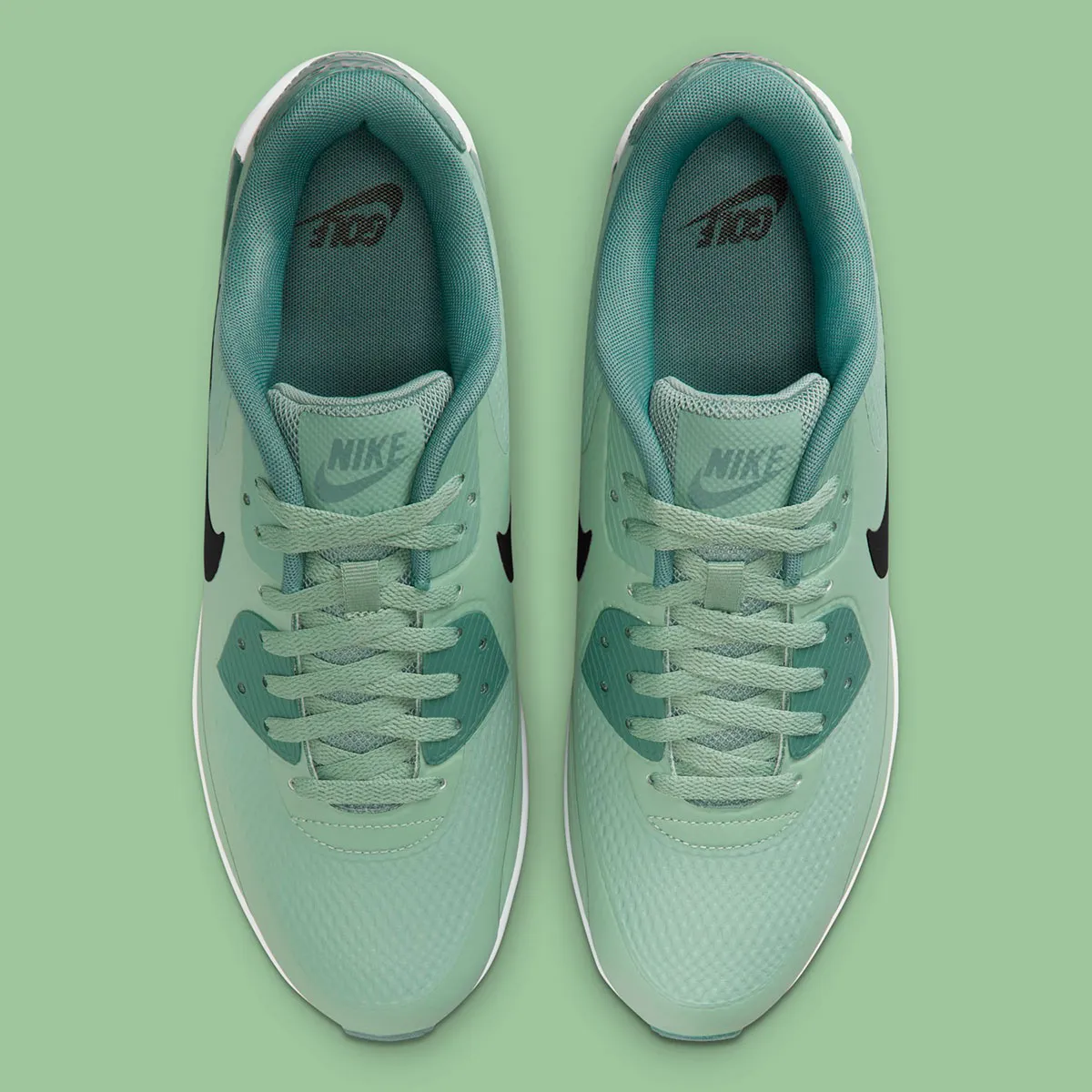 Nike Air Max 90 Golf Silver Pine 4 La Nike Air Max 90 Golf « Silver Pine » clôture l'année en beauté