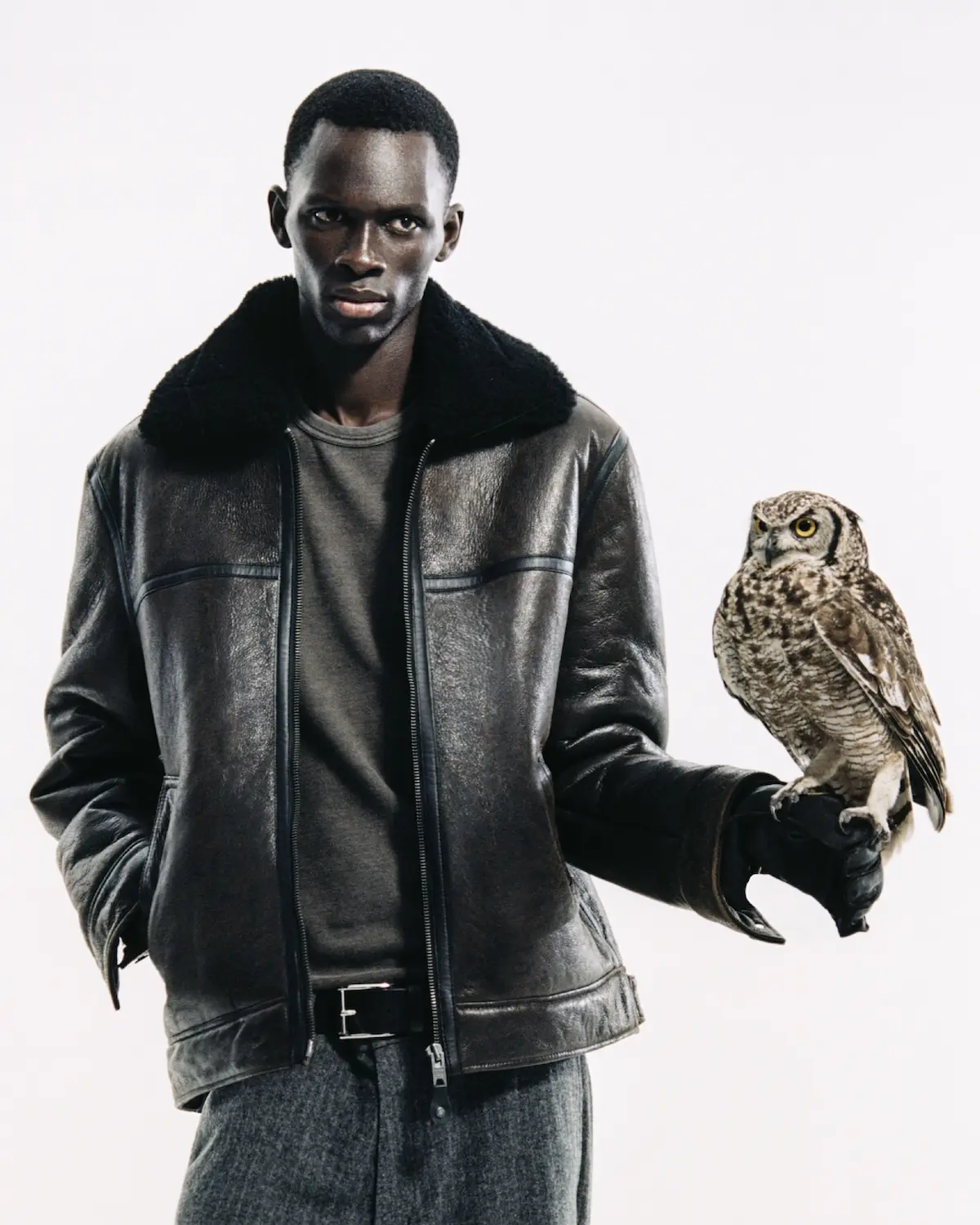 Samsoe Samsoe x Schott NYC 1 Pour cet automne, la collaboration Samsøe Samsøe x Schott NYC réinvente la peau lainée