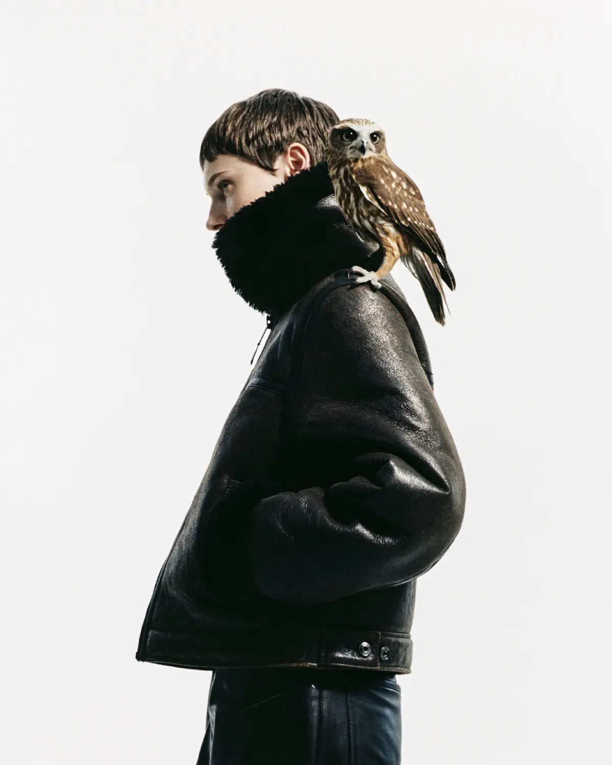 Samsoe Samsoe x Schott NYC 2 Pour cet automne, la collaboration Samsøe Samsøe x Schott NYC réinvente la peau lainée