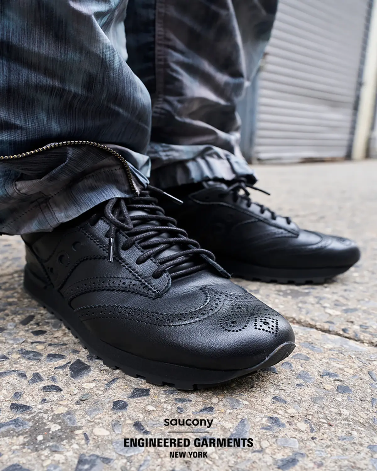 La Saucony Shadow Original s'associe à Engineered Garments pour une édition premium en cuir