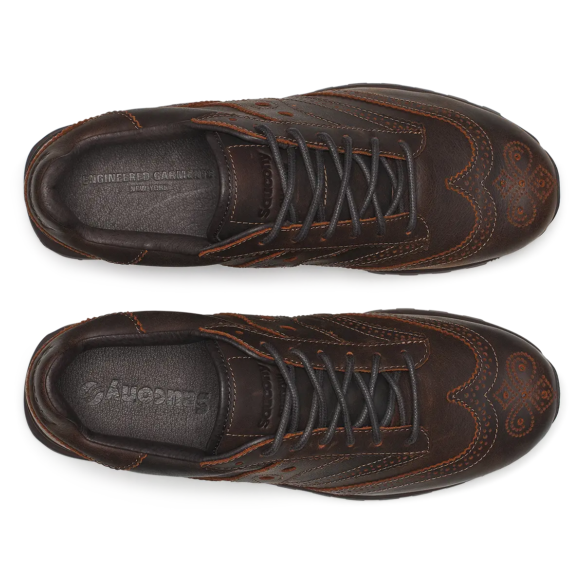 La Saucony Shadow Original s'associe à Engineered Garments pour une édition premium en cuir