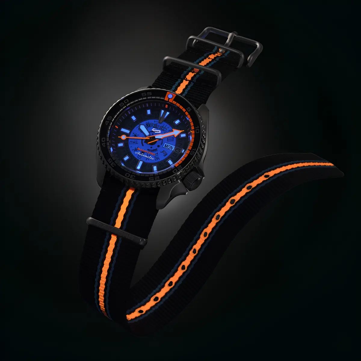 Seiko 5 Sports x Bamford 3 La Seiko 5 Sports x Bamford réinvente le rétro-futurisme horloger