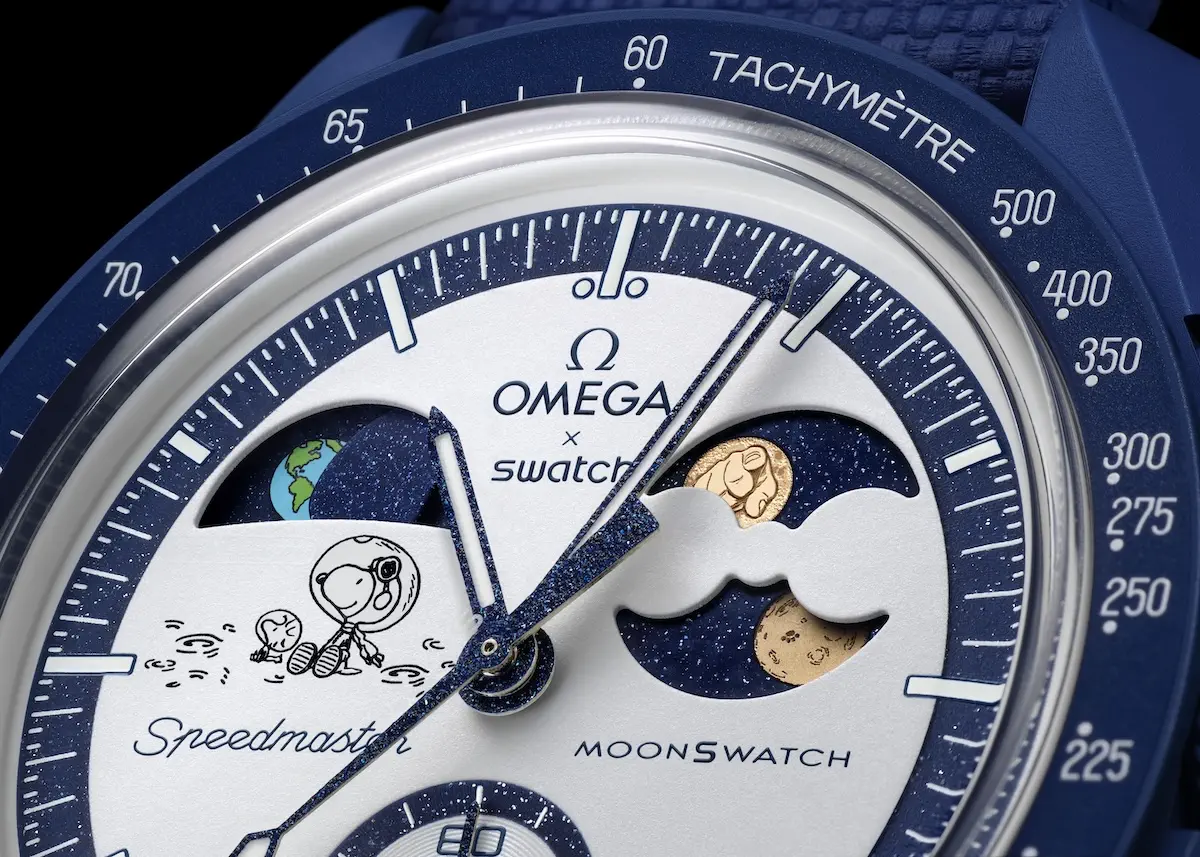 Swatch x OMEGA MISSION TO EARTHPHASE – MOONSHINE GOLD 3 Swatch x OMEGA dévoile la MISSION TO EARTHPHASE - MOONSHINE GOLD pour la lune du chasseur