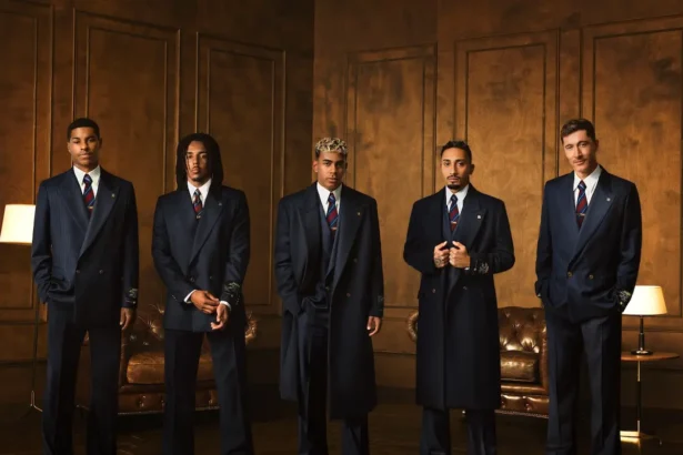 AMIRI signe les costumes du Barça : l’élégance entre sur le terrain