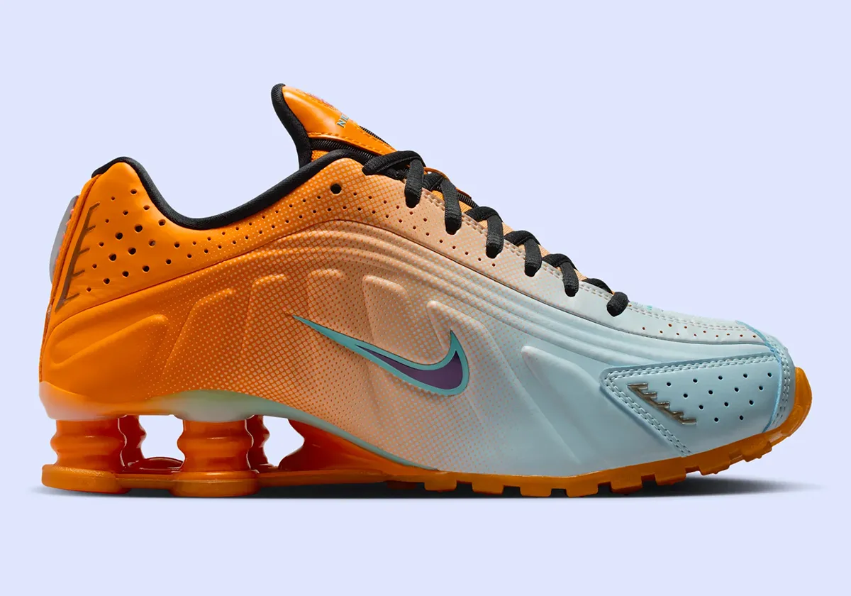 Nike Shox R4 « Vivid Orange » : la sneaker rétro qui fait son grand retour avec un dégradé flamboyant