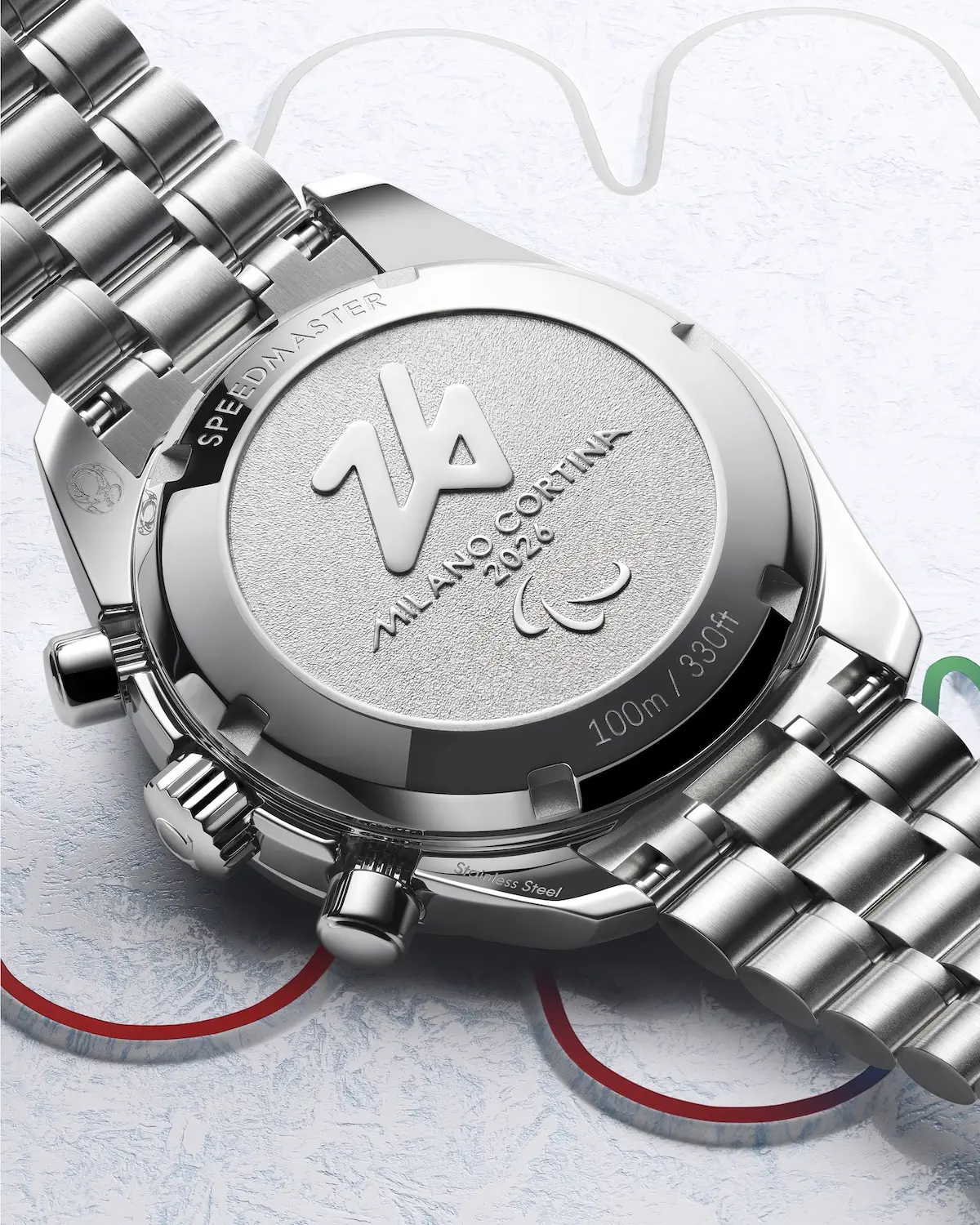OMEGA Speedmaster 38 mm Milano Cortina 2026 : une édition spéciale pour les Jeux paralympiques d’hiver