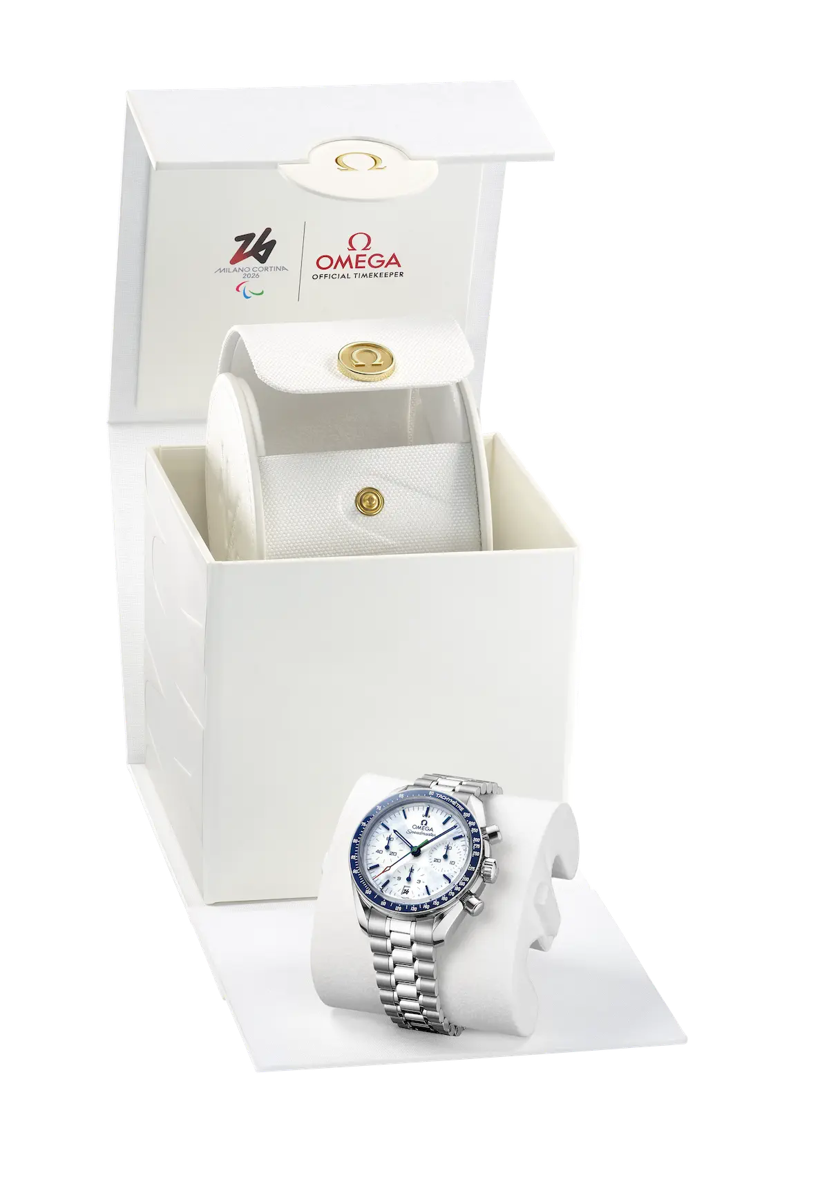 OMEGA Speedmaster 38 mm Milano Cortina 2026 : une édition spéciale pour les Jeux paralympiques d’hiver