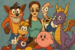 Les superstars de jeux vidéo des années 90 : Sonic, Mario, Crash et la bataille des mascottes légendaires