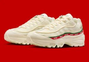 UNDEFEATED x Nike Air Max 95 « Sail » : la version premium inspirée de Gucci arrive pour les fêtes 2025
