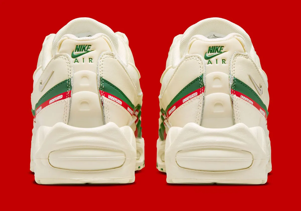 UNDEFEATED x Nike Air Max 95 « Sail » : la version premium inspirée de Gucci arrive pour les fêtes 2025