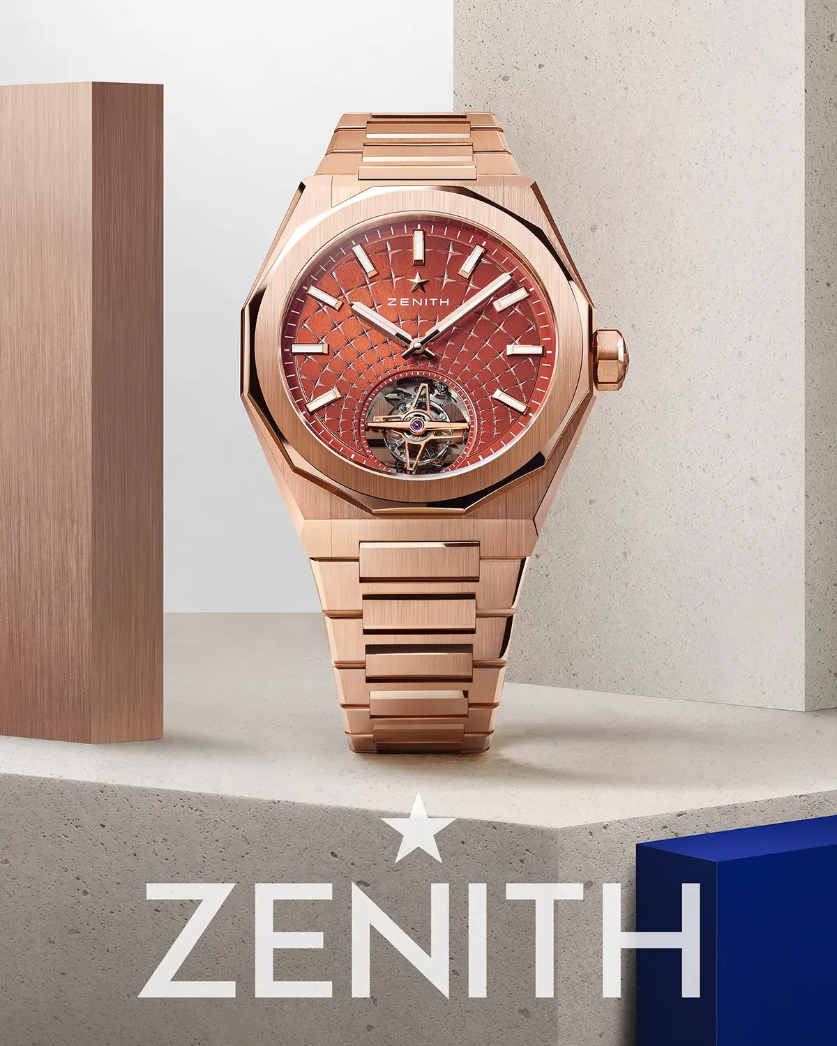 ZENITH DEFY Skyline Gold : quatre nouveaux modèles en or pour les fêtes