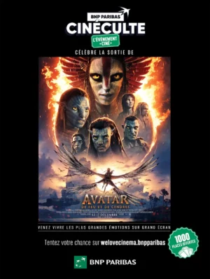 BNP Paribas offre 10 000 places pour célébrer James Cameron et Avatar : de Feu et de Cendres
