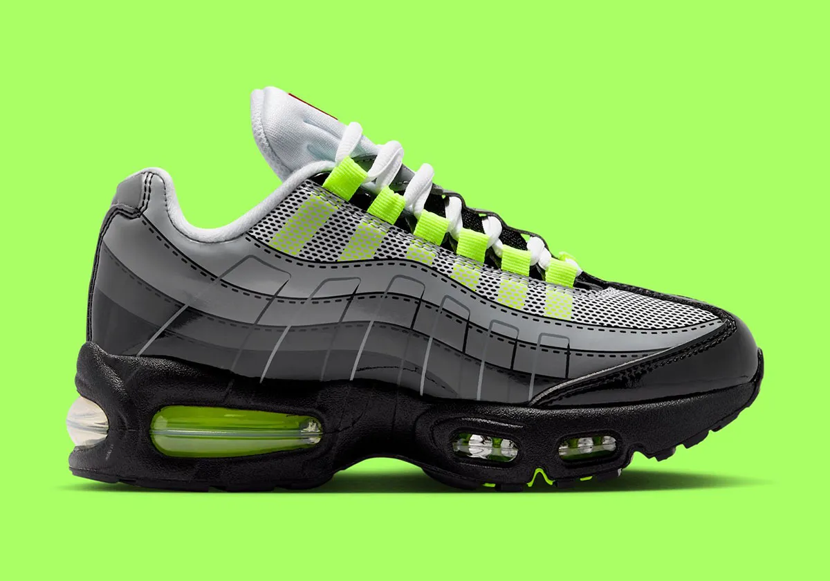 La Air Max 95 OG Big Bubble « Neon » version LEGO, entre héritage et fun