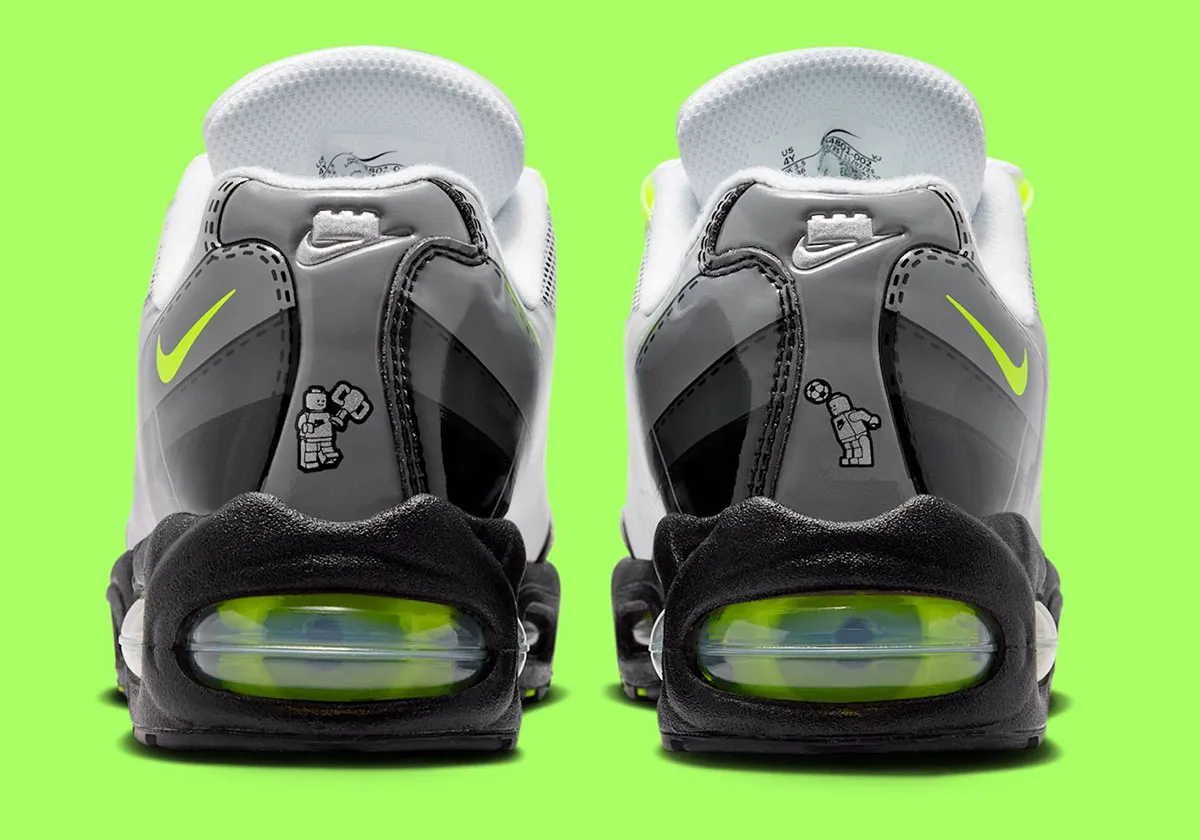 La Air Max 95 OG Big Bubble « Neon » version LEGO, entre héritage et fun