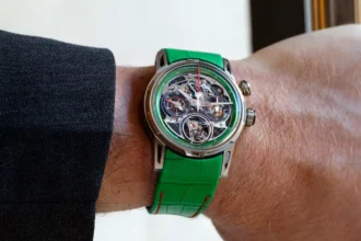 Impulsion Titanium Green, l’audace mécanique signée Louis Moinet
