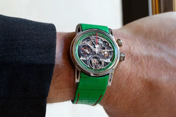 Impulsion Titanium Green, l’audace mécanique signée Louis Moinet