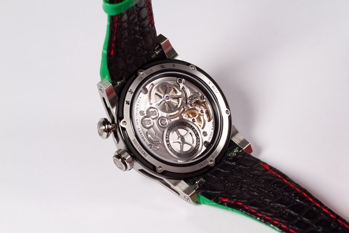 Impulsion Titanium Green, l’audace mécanique signée Louis Moinet