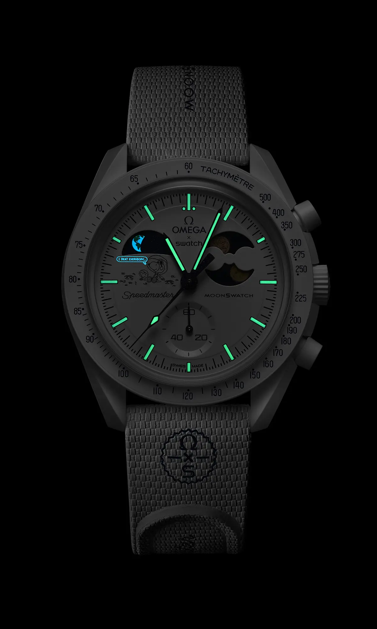 Swatch x OMEGA : la nouvelle MISSION TO EARTHPHASE Moonshine Gold Cold Moon célèbre la pleine lune froide