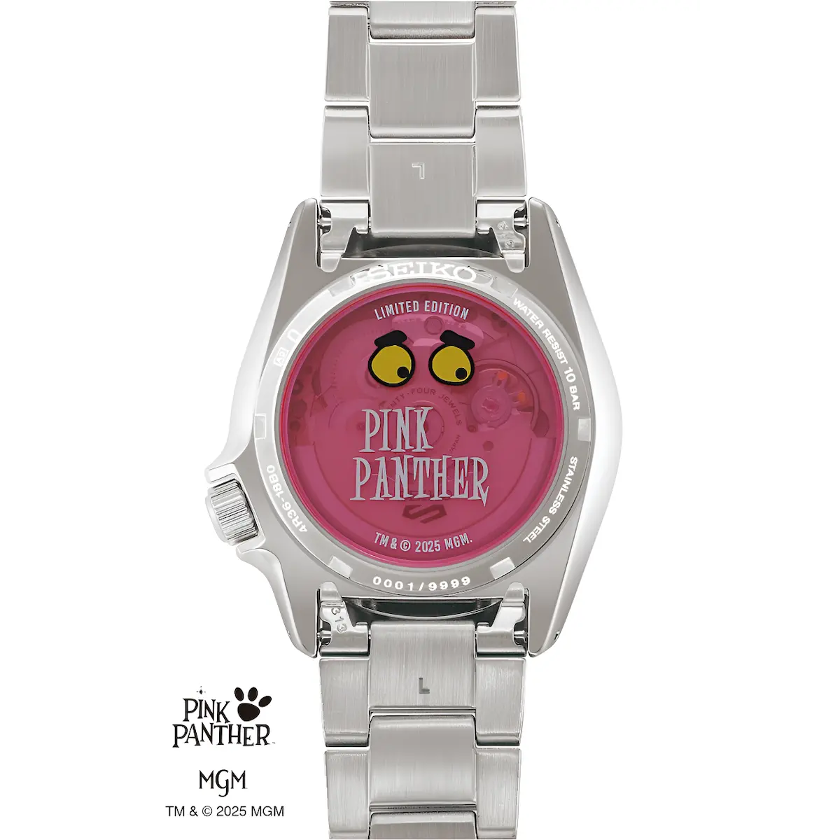 Seiko 5 Sports x Pink Panther 5 Seiko 5 Sports Pink Panther : la pop culture au poignet, sans compromis mécanique