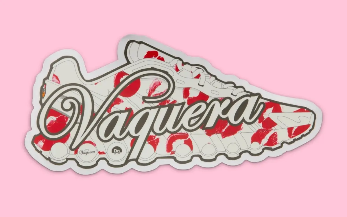 Vaquera x Nike Air Max DN8 9 Quand Vaquera revisite la Nike Air Max DN8 avec une pluie de baisers rouges