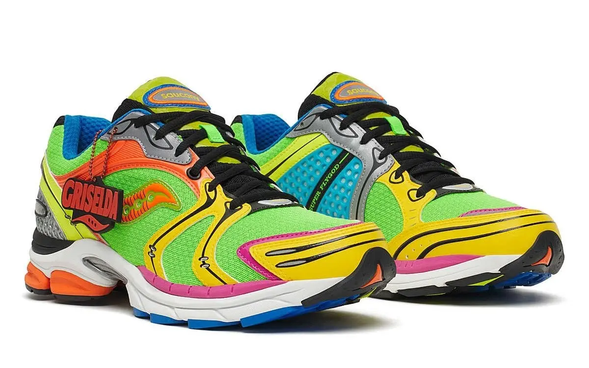 Westside Gunn réinvente la Saucony ProGrid Triumph 4 avec une édition « Super Flygod » ultra-néon