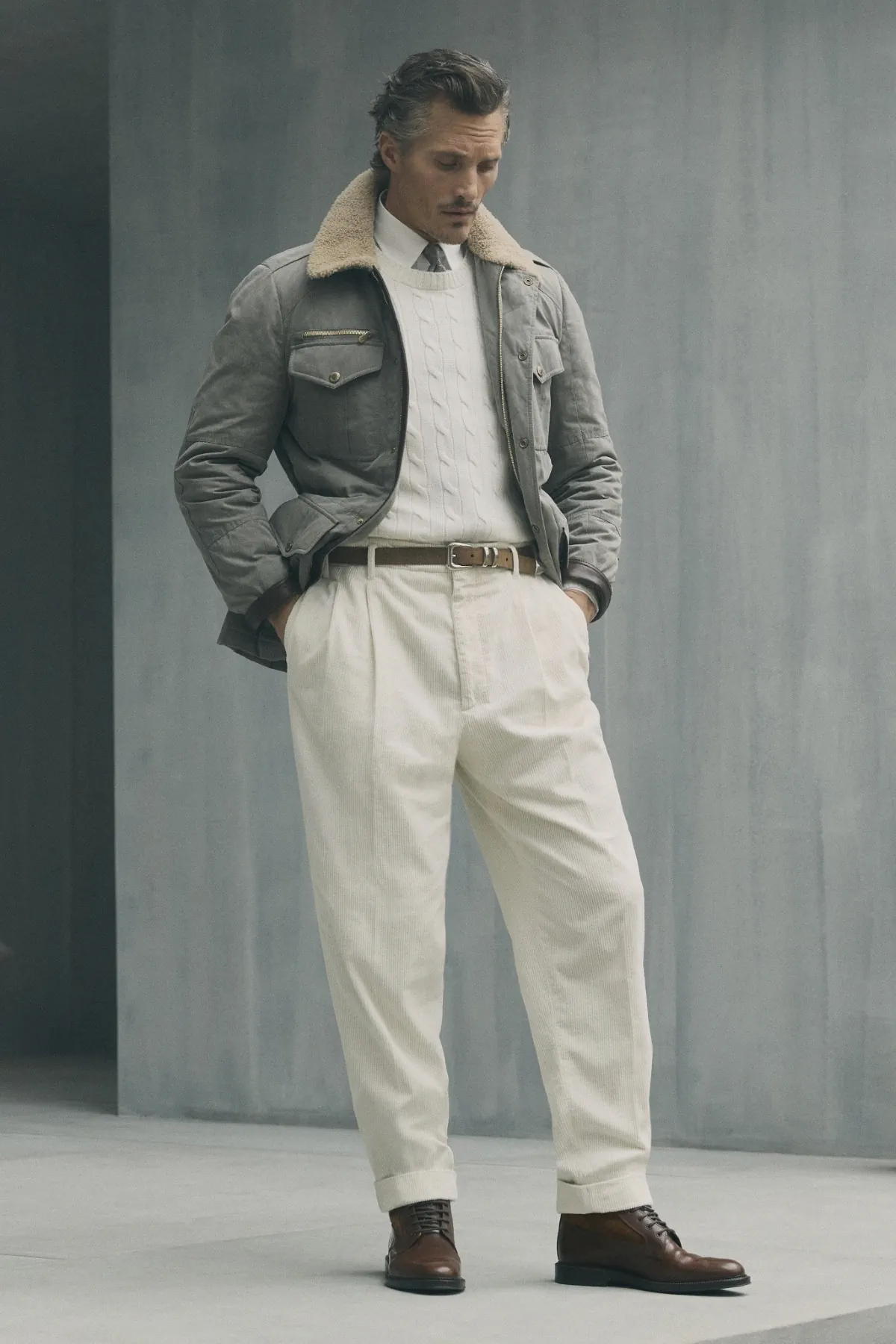 Brunello Cucinelli automne 2026 : l’art du luxe décontracté, entre tailoring et sérénité