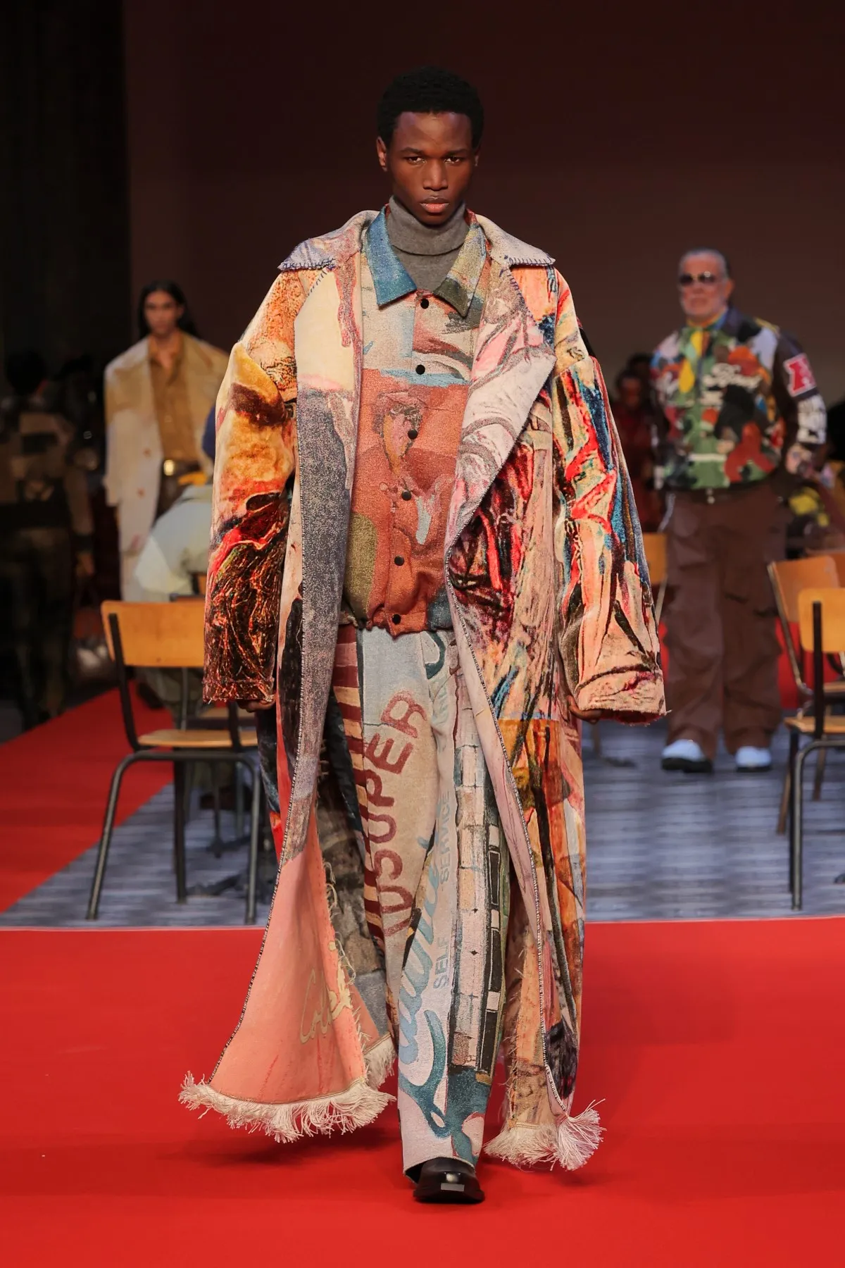 Vincent Cassel héros dystopique du défilé KidSuper automne 2026